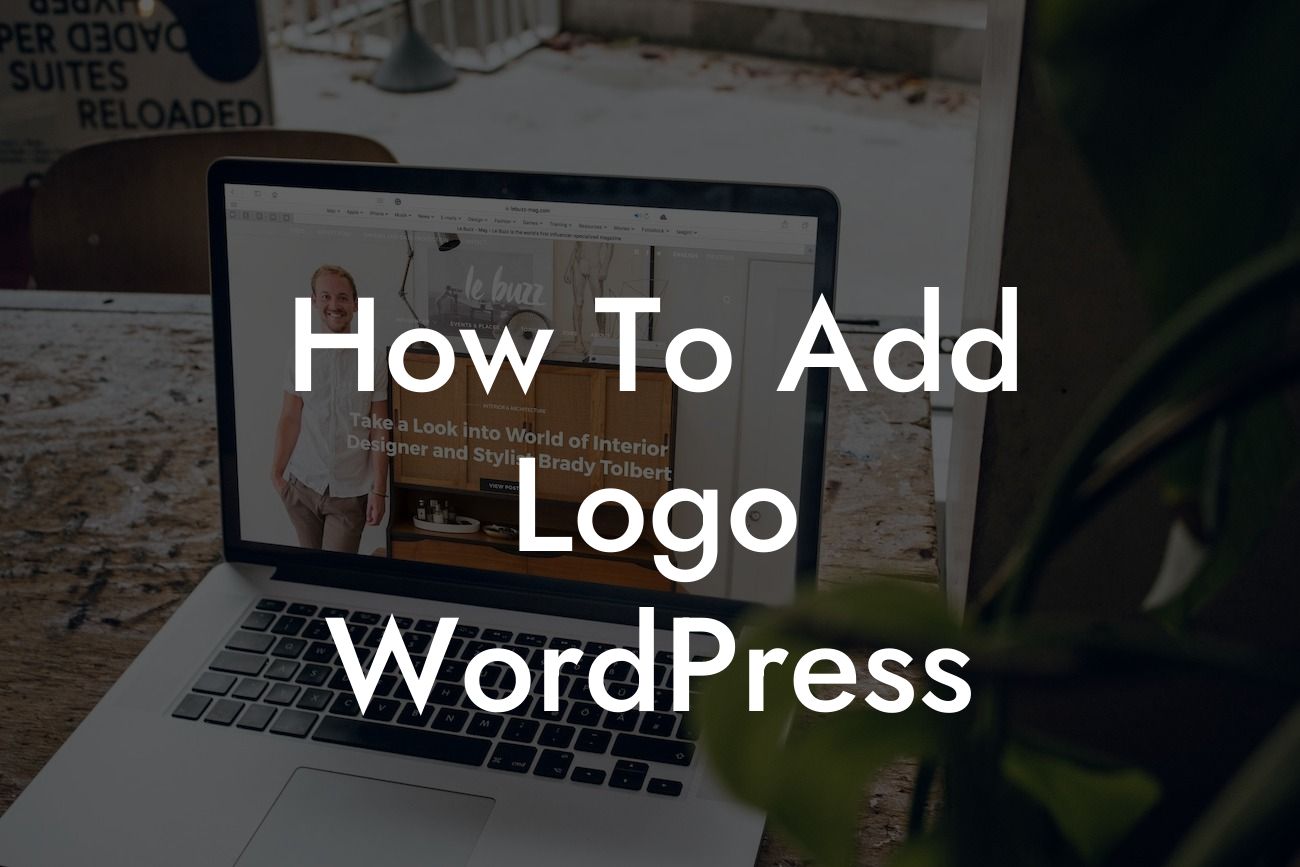 How To Add Logo WordPress