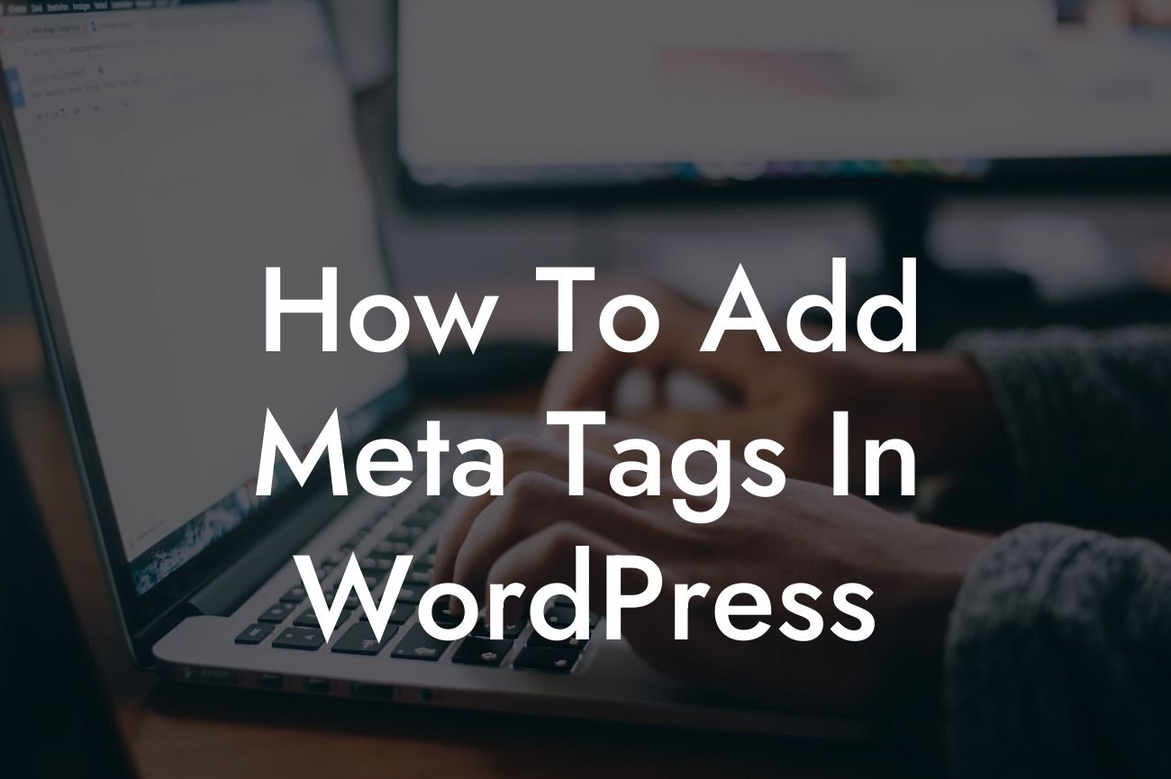 How To Add Meta Tags In WordPress