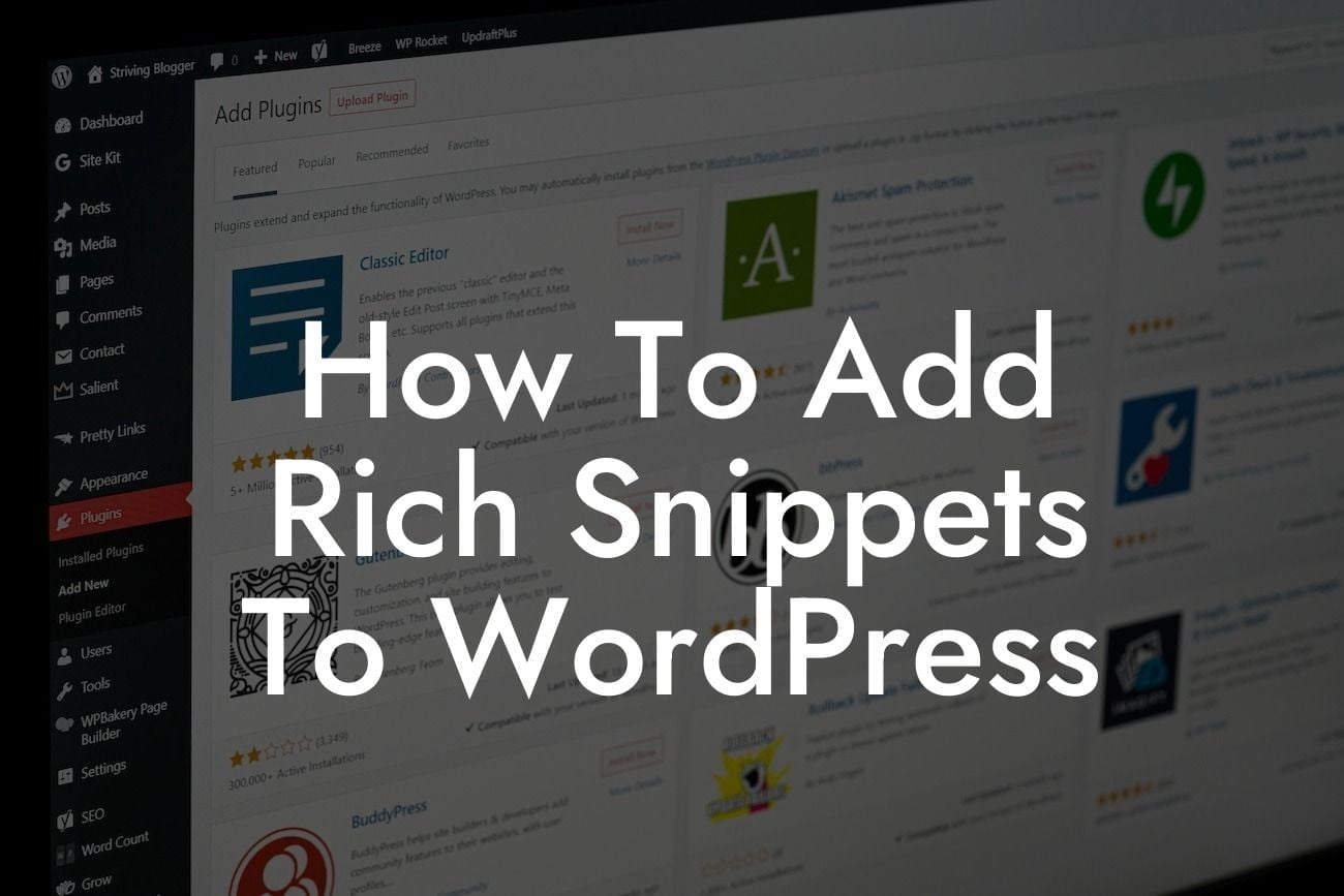How To Add Rich Snippets To WordPress