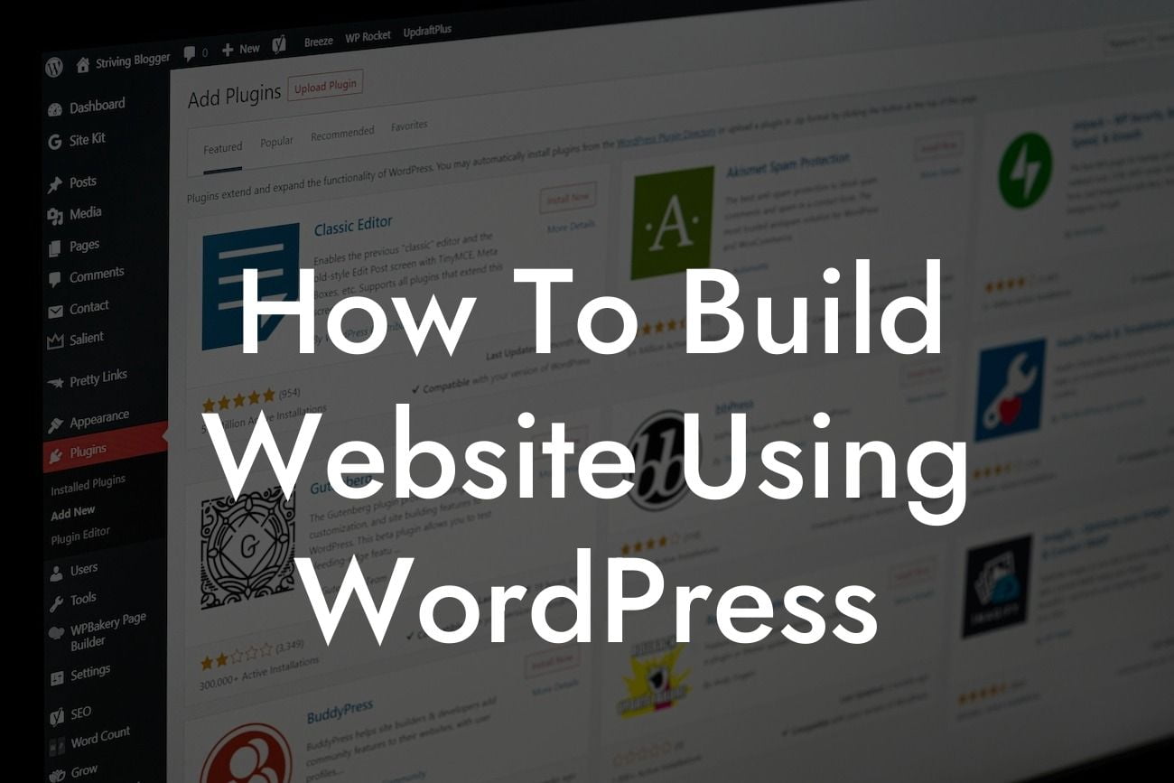 How To Build Website Using WordPress