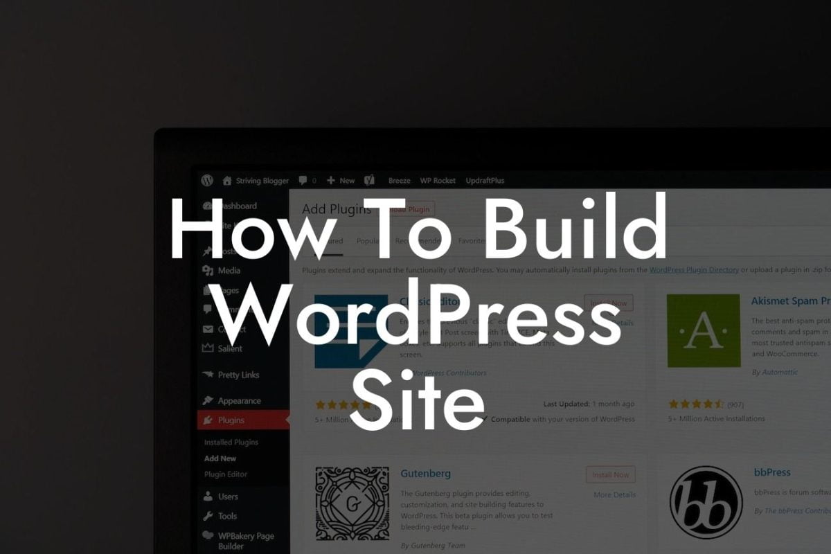 How To Build WordPress Site