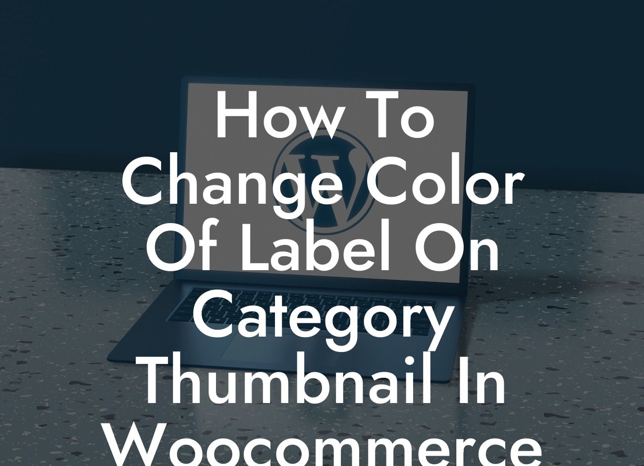 How To Change Color Of Label On Category Thumbnail In Woocommerce