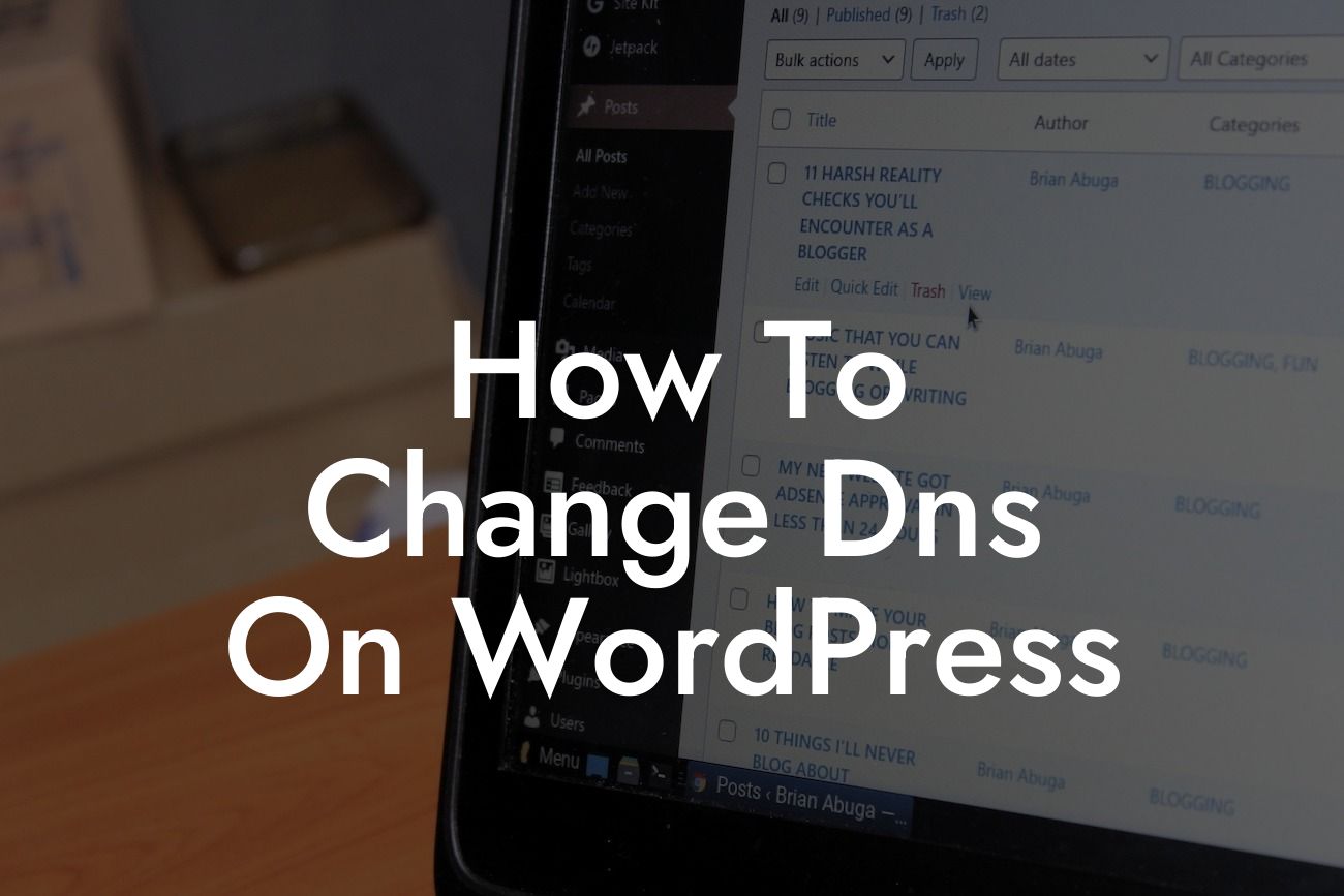 How To Change Dns On WordPress