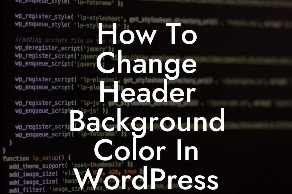 How To Change Header Background Color In WordPress Astra Theme