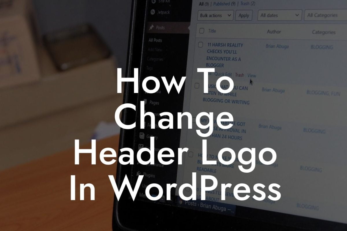 How To Change Header Logo In WordPress