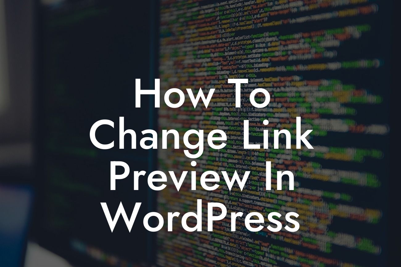 How To Change Link Preview In WordPress