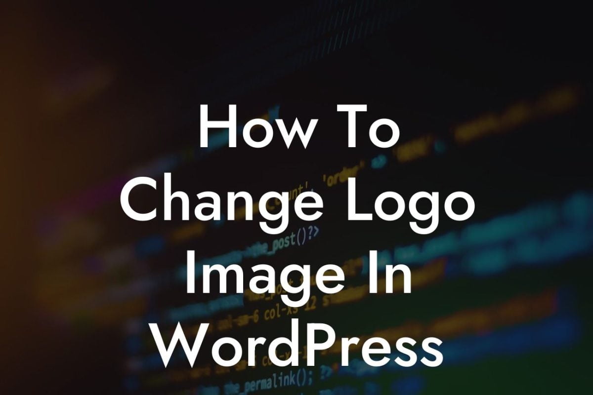 How To Change Logo Image In WordPress