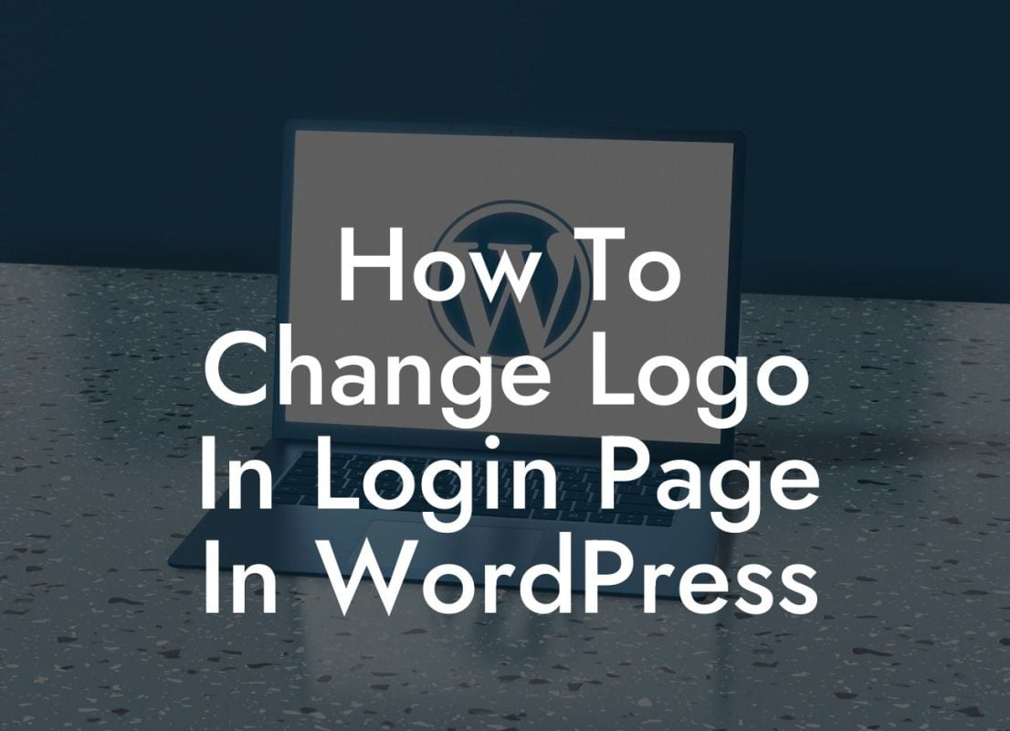 How To Change Logo In Login Page In WordPress