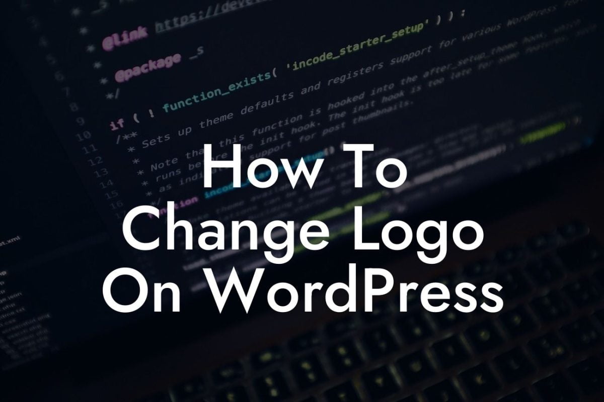 How To Change Logo On WordPress