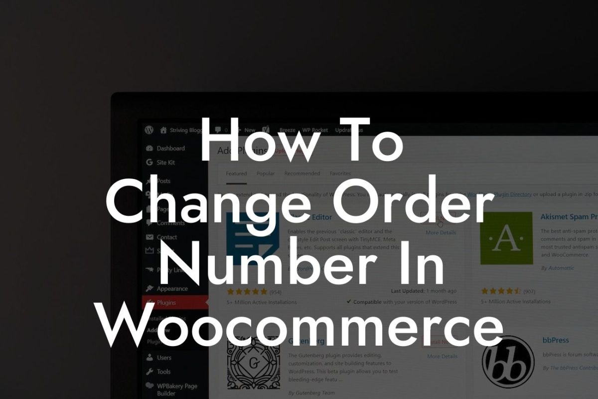 How To Change Order Number In Woocommerce