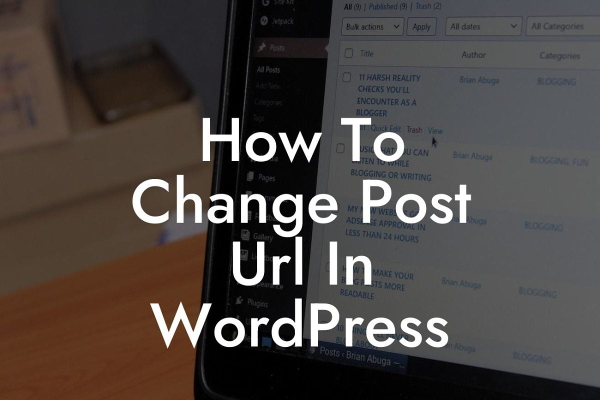 How To Change Post Url In WordPress