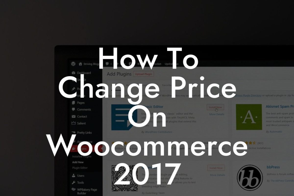 How To Change Price On Woocommerce 2017