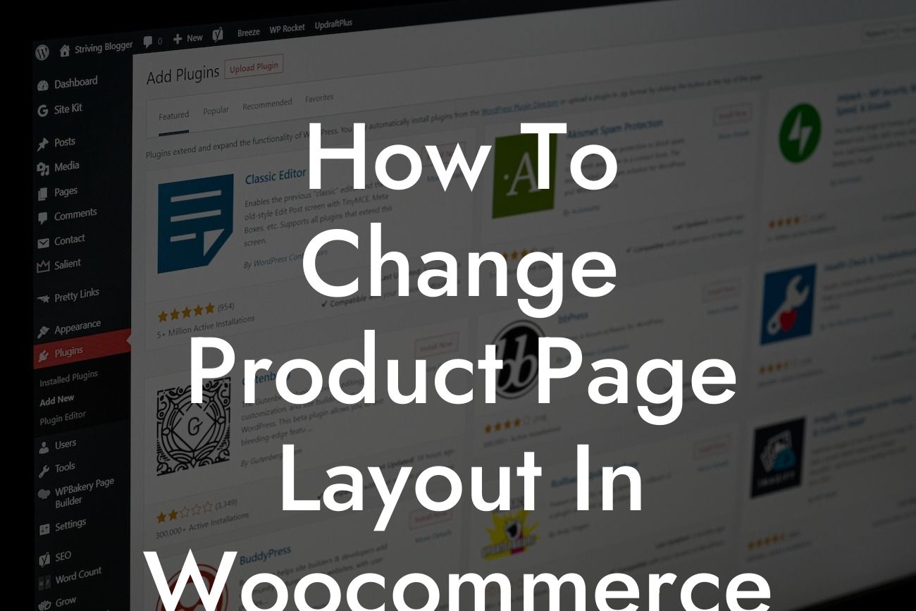 How To Change Product Page Layout In Woocommerce