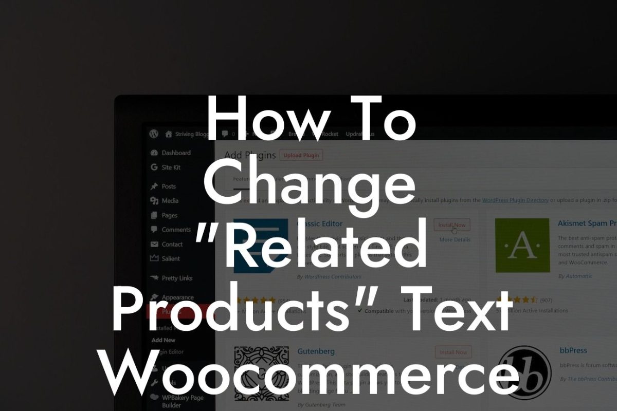 How To Change "Related Products" Text Woocommerce