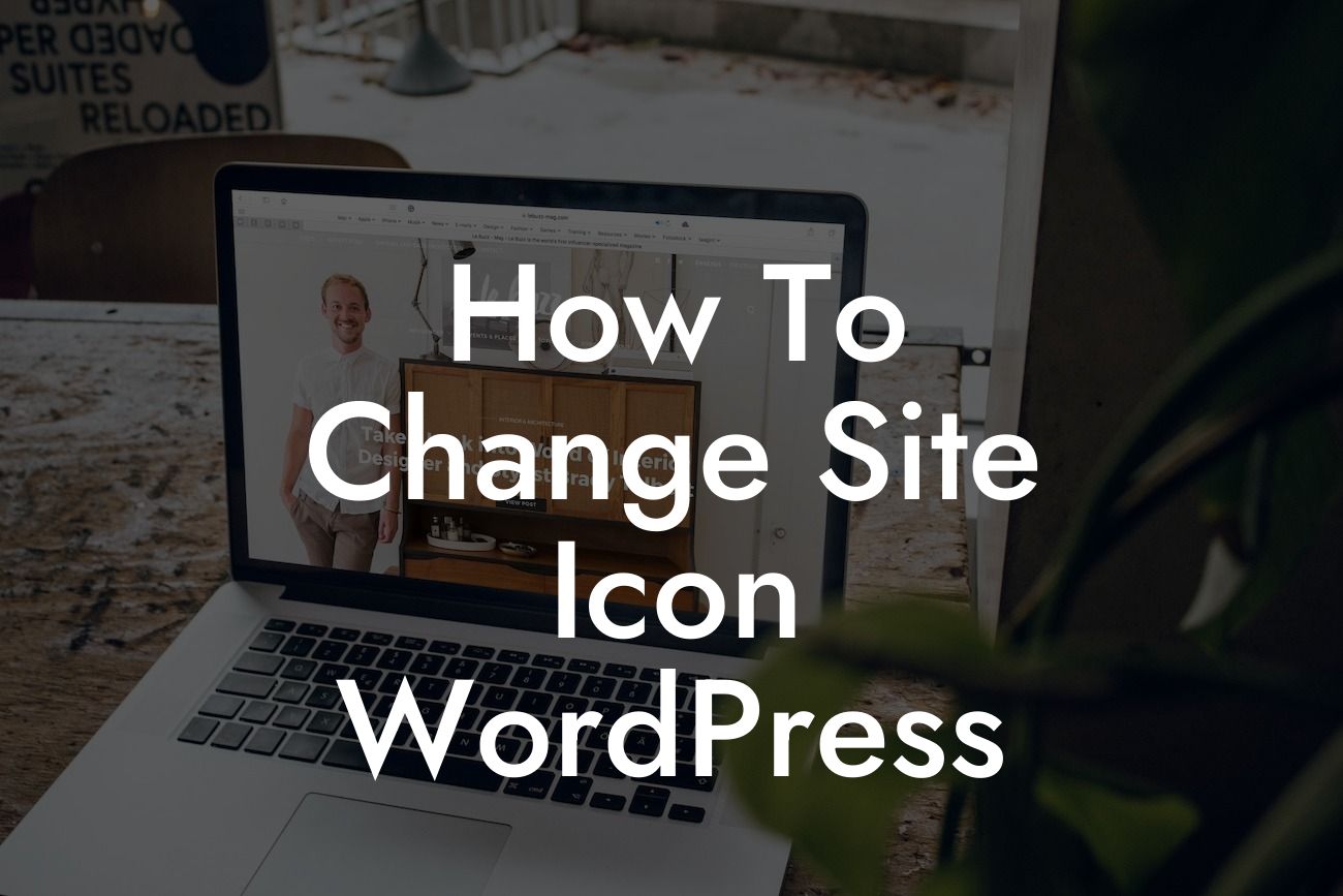 How To Change Site Icon WordPress