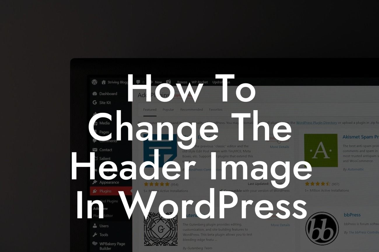 How To Change The Header Image In WordPress