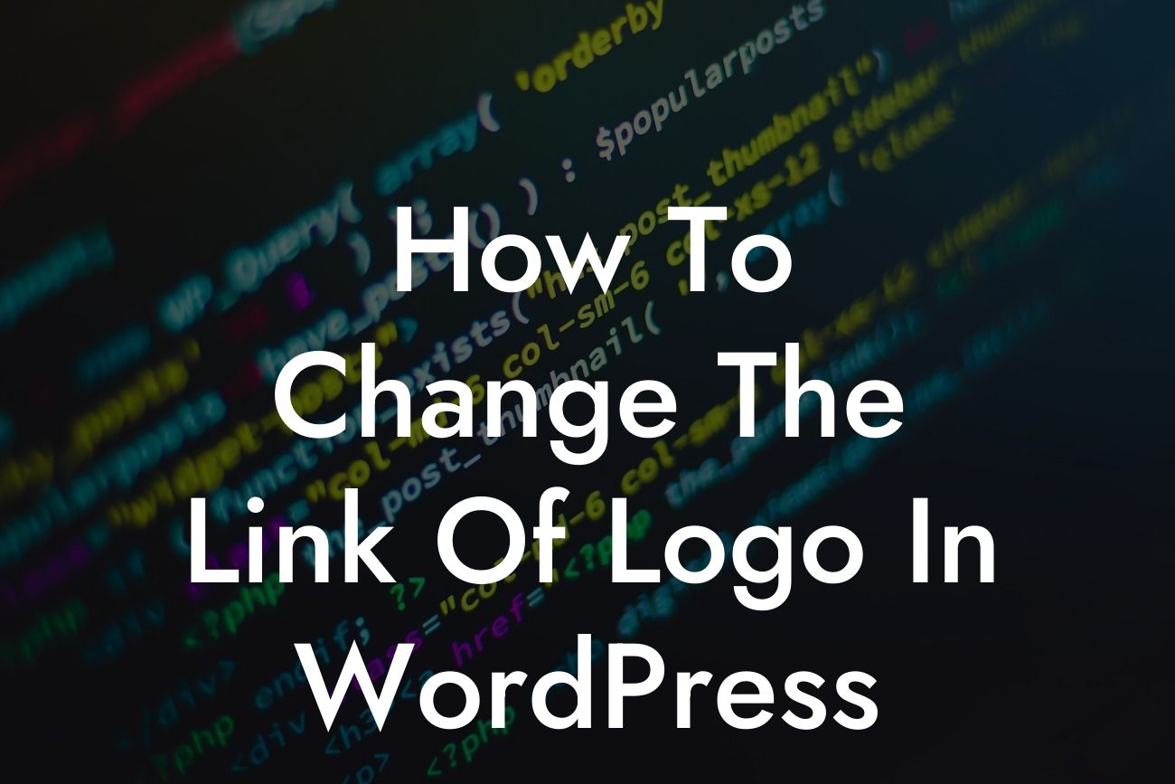 How To Change The Link Of Logo In WordPress