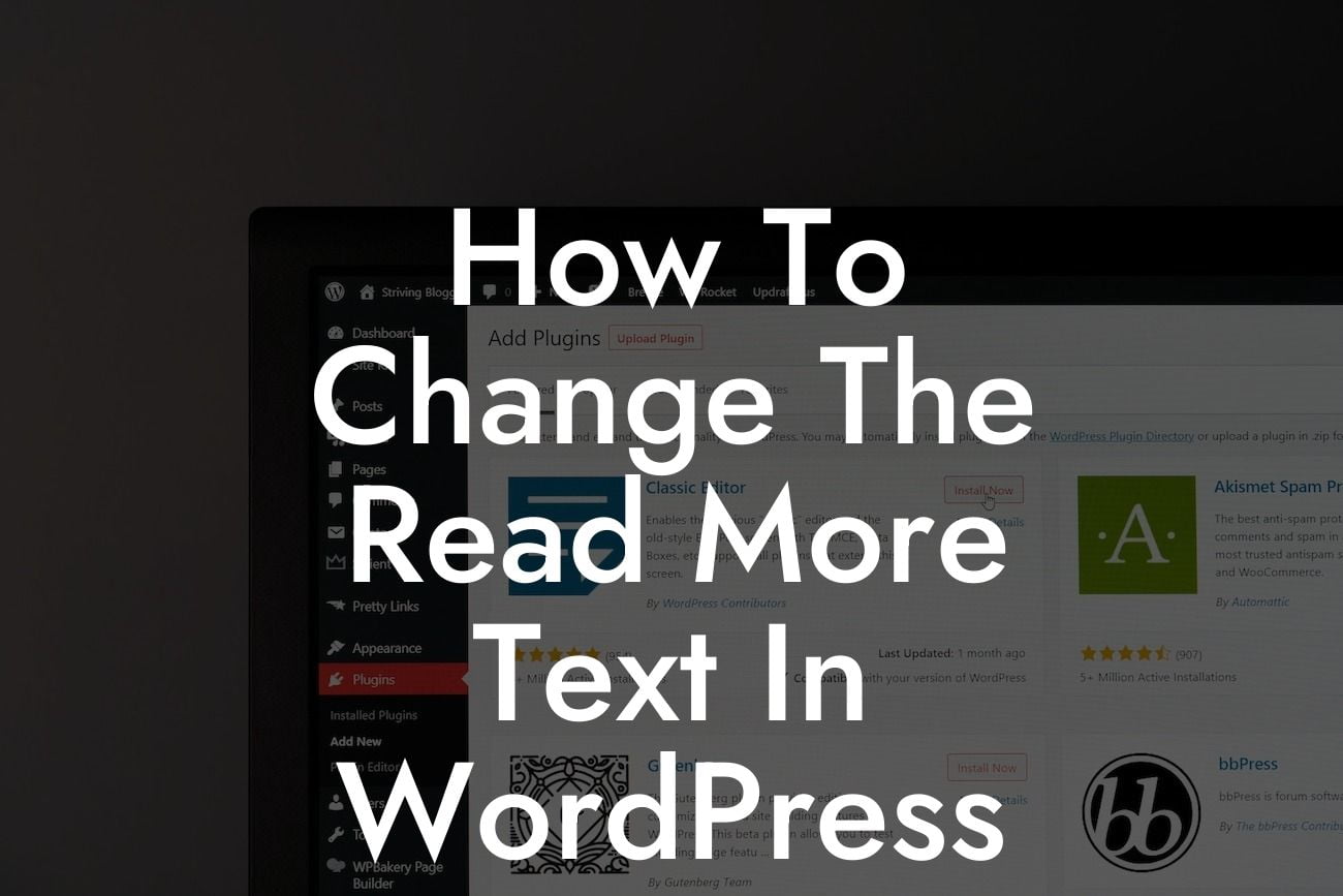 How To Change The Read More Text In WordPress