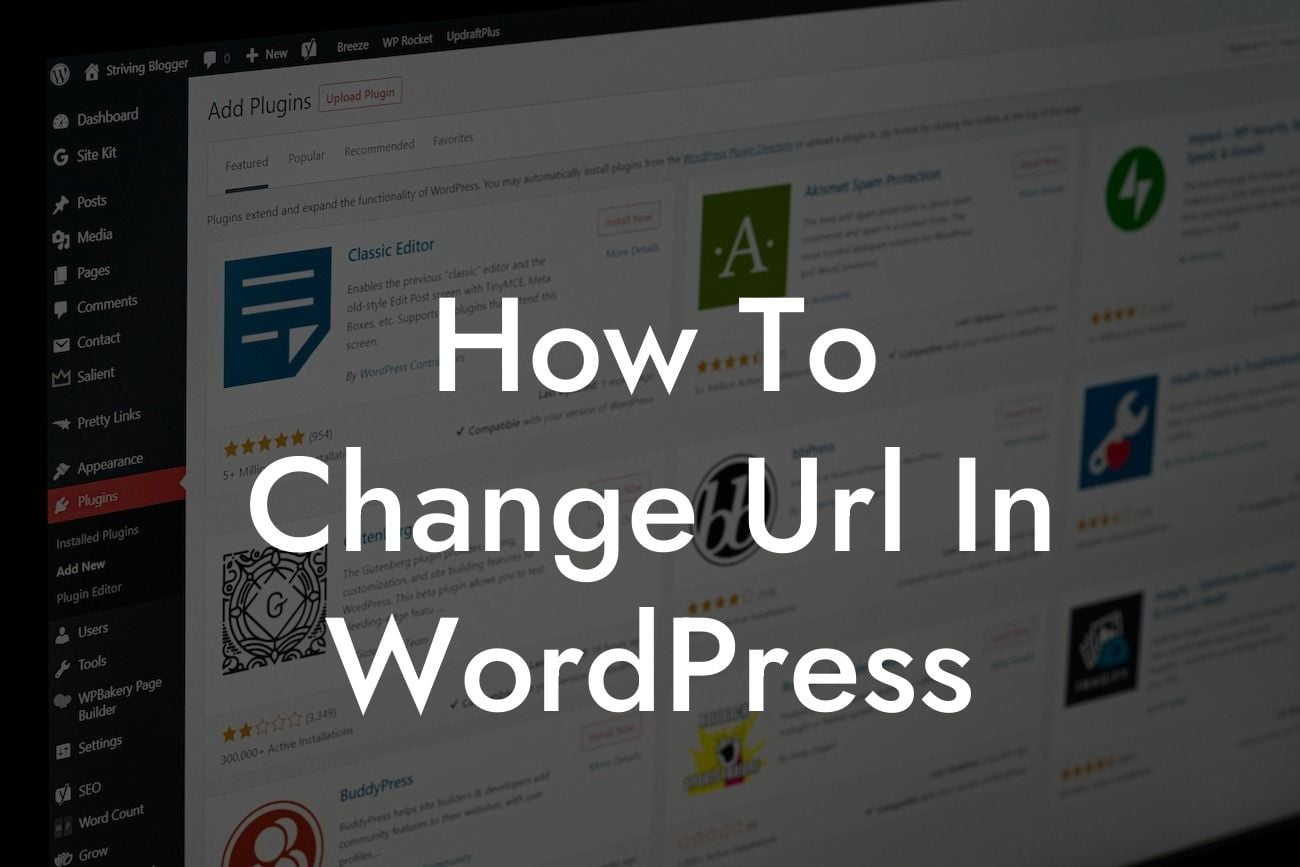 How To Change Url In WordPress