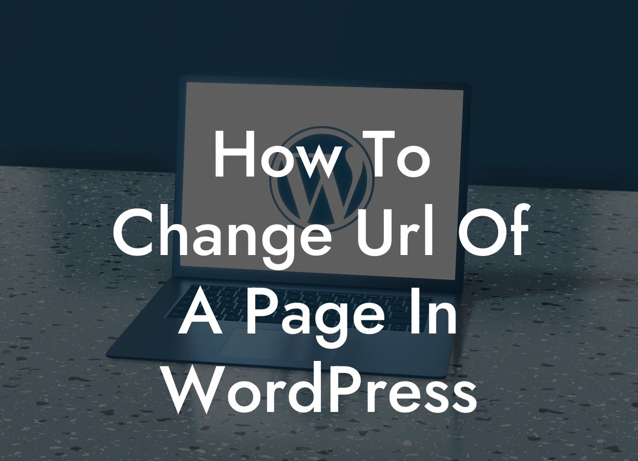 How To Change Url Of A Page In WordPress