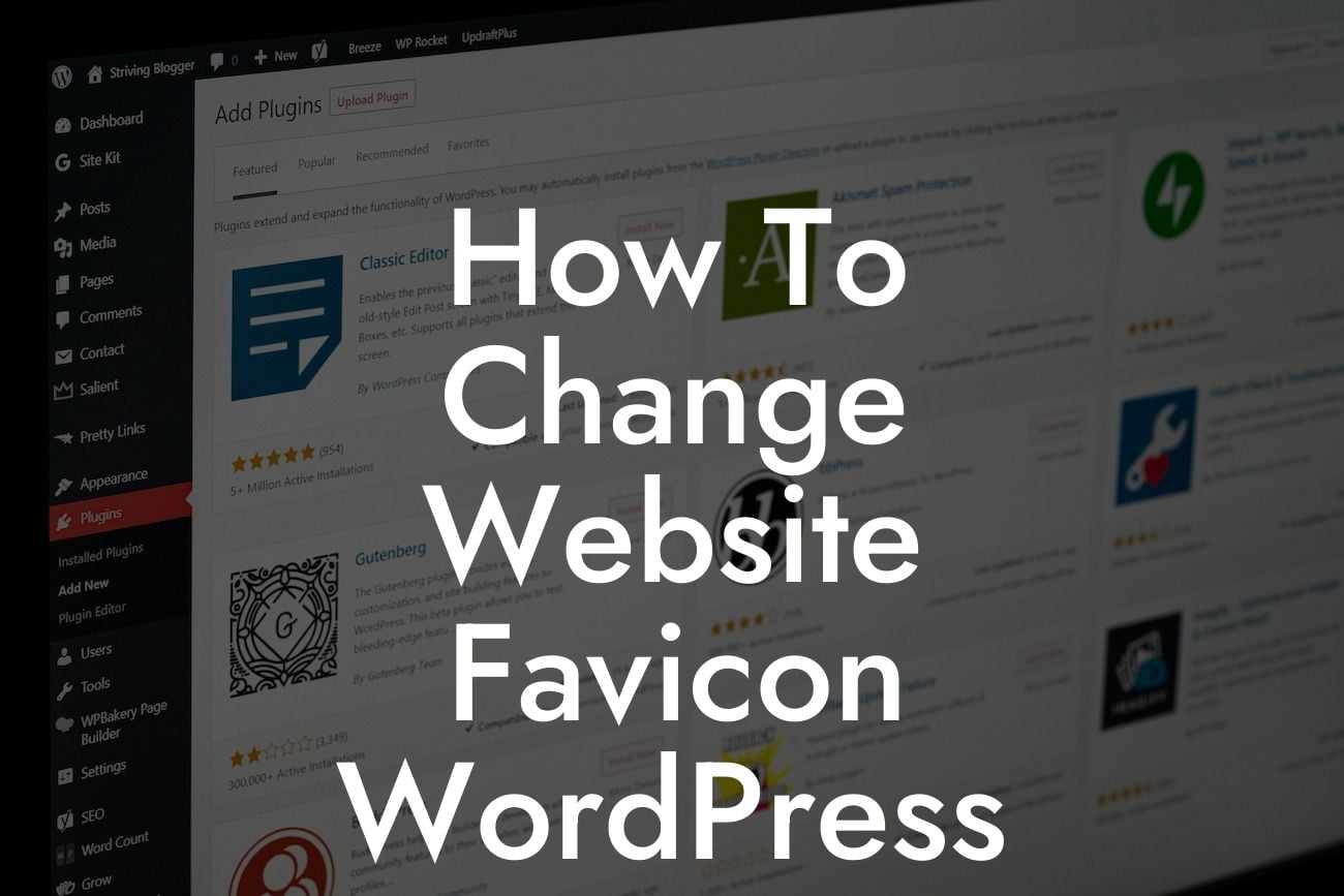 How To Change Website Favicon WordPress