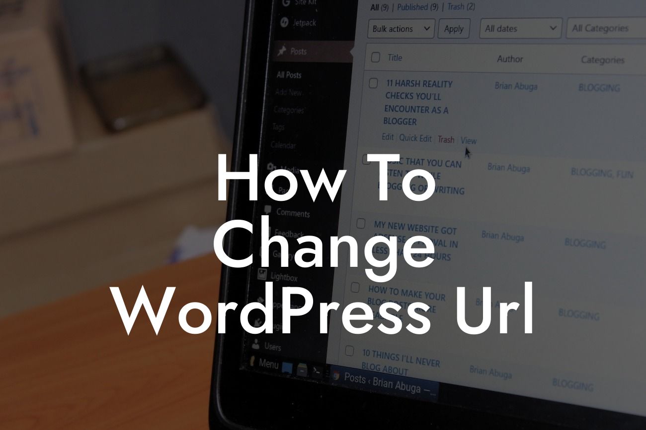 How To Change WordPress Url