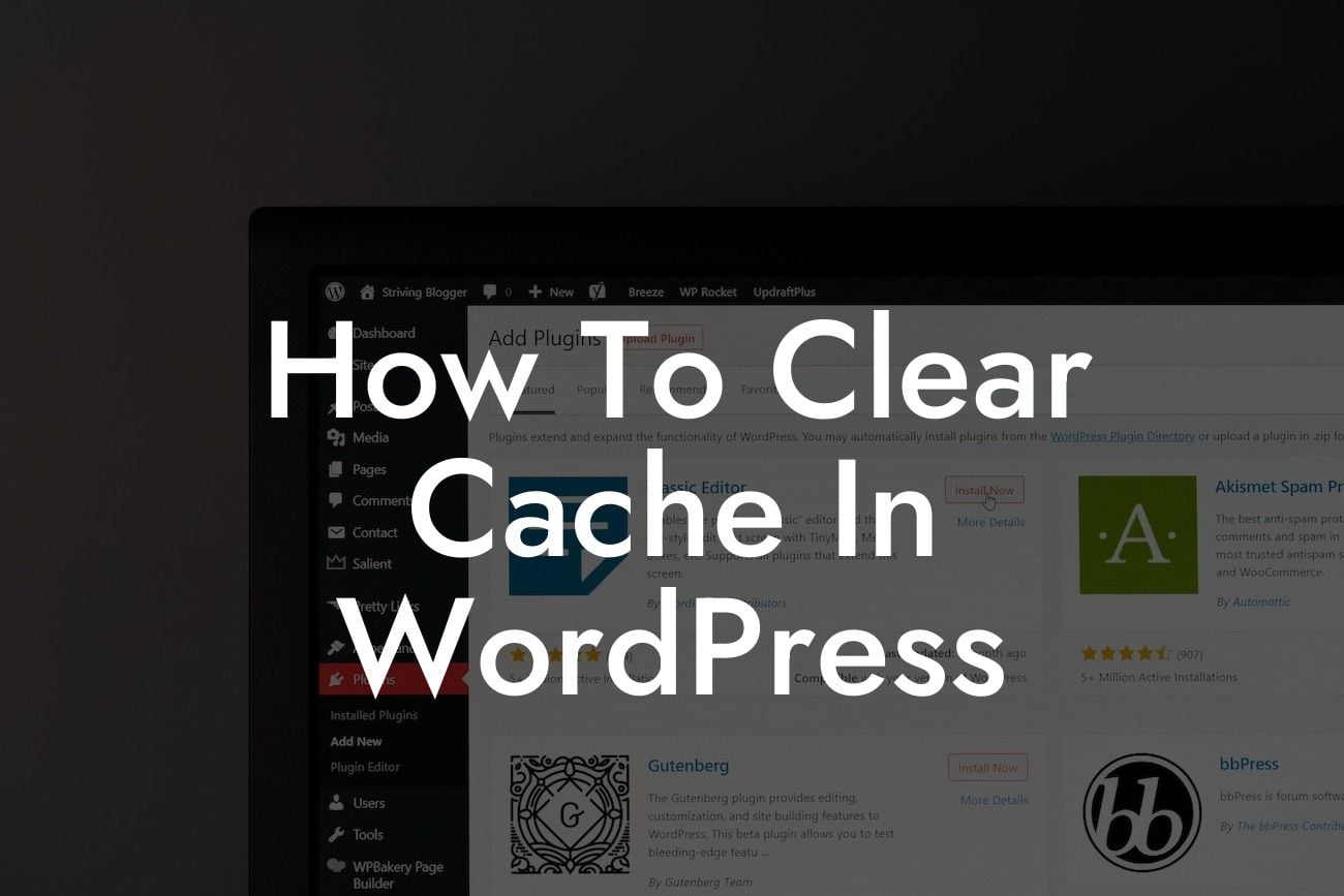 How To Clear Cache In WordPress