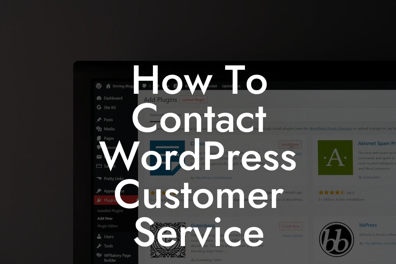 How To Contact WordPress Customer Service