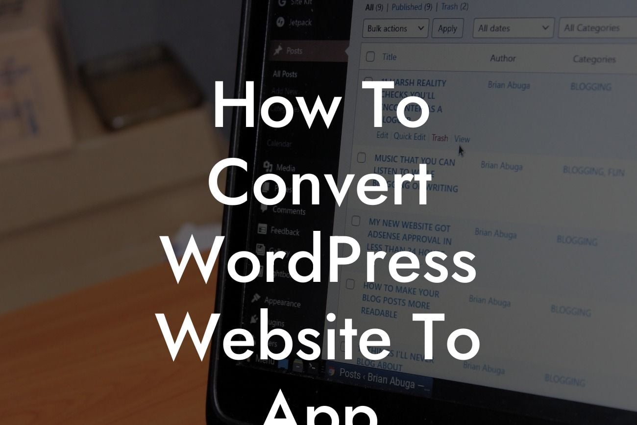 How To Convert WordPress Website To App