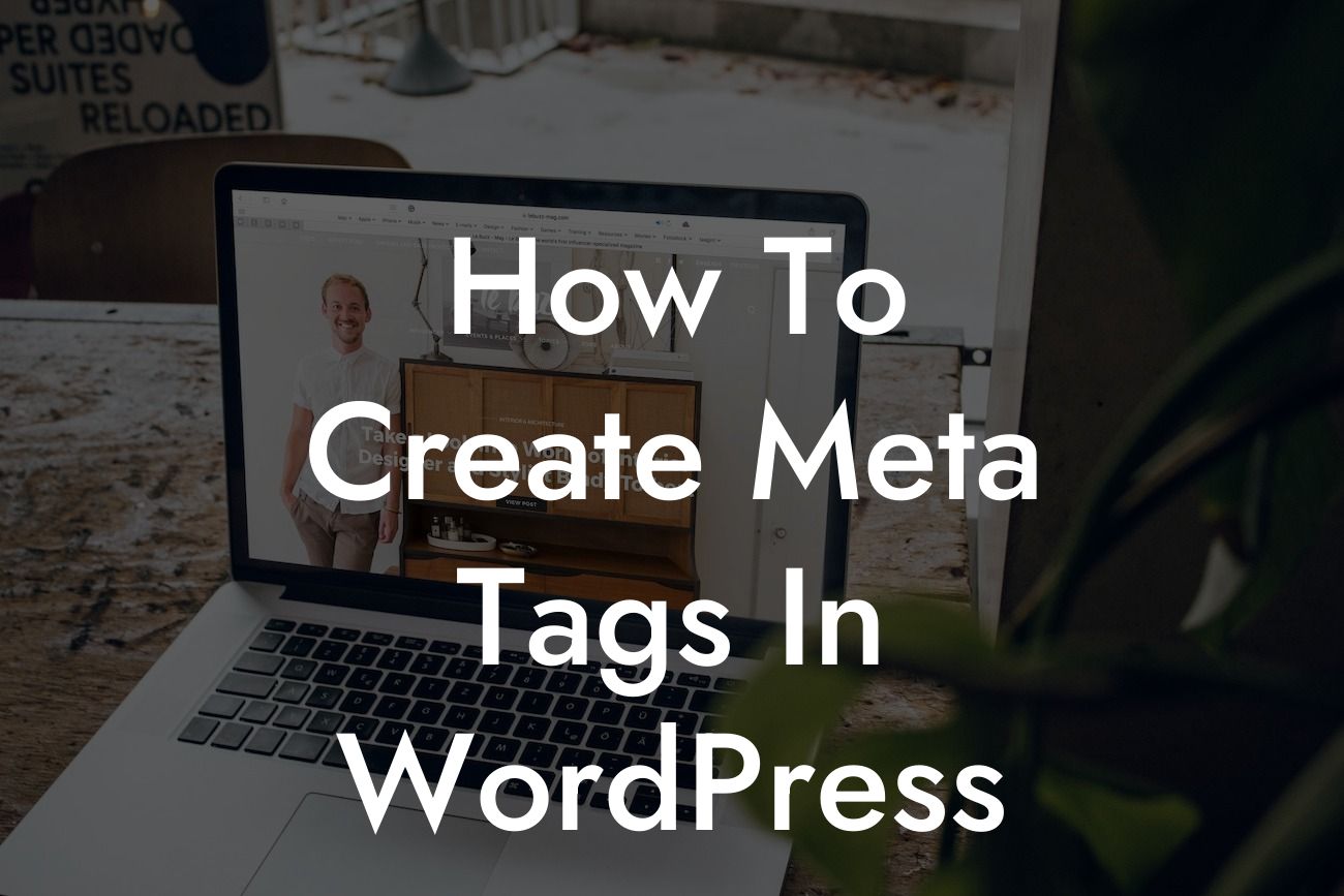How To Create Meta Tags In WordPress