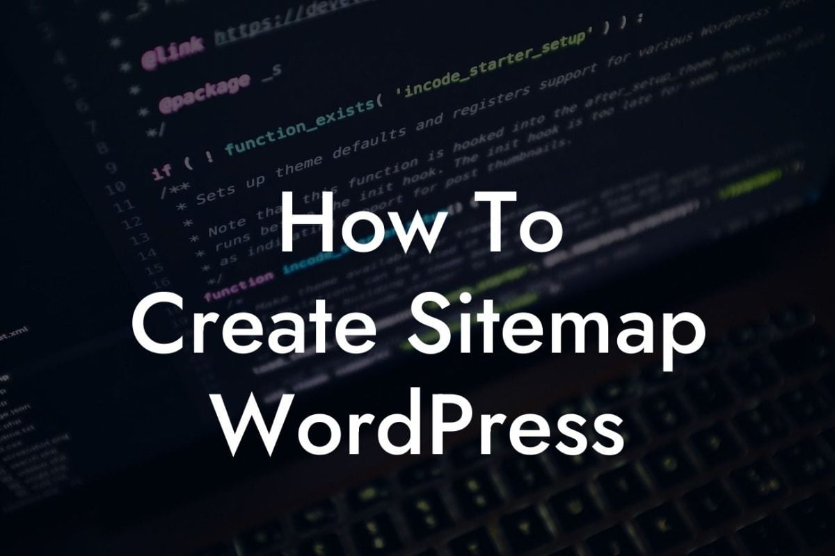 How To Create Sitemap WordPress