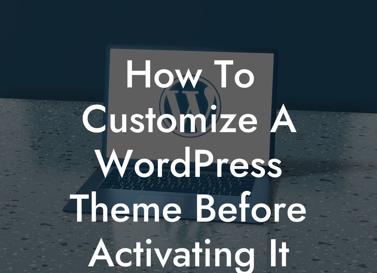 How To Customize A WordPress Theme Before Activating It