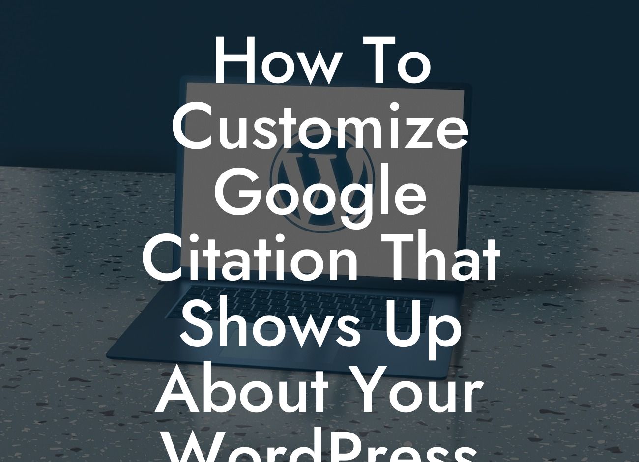 How To Customize Google Citation That Shows Up About Your WordPress Website
