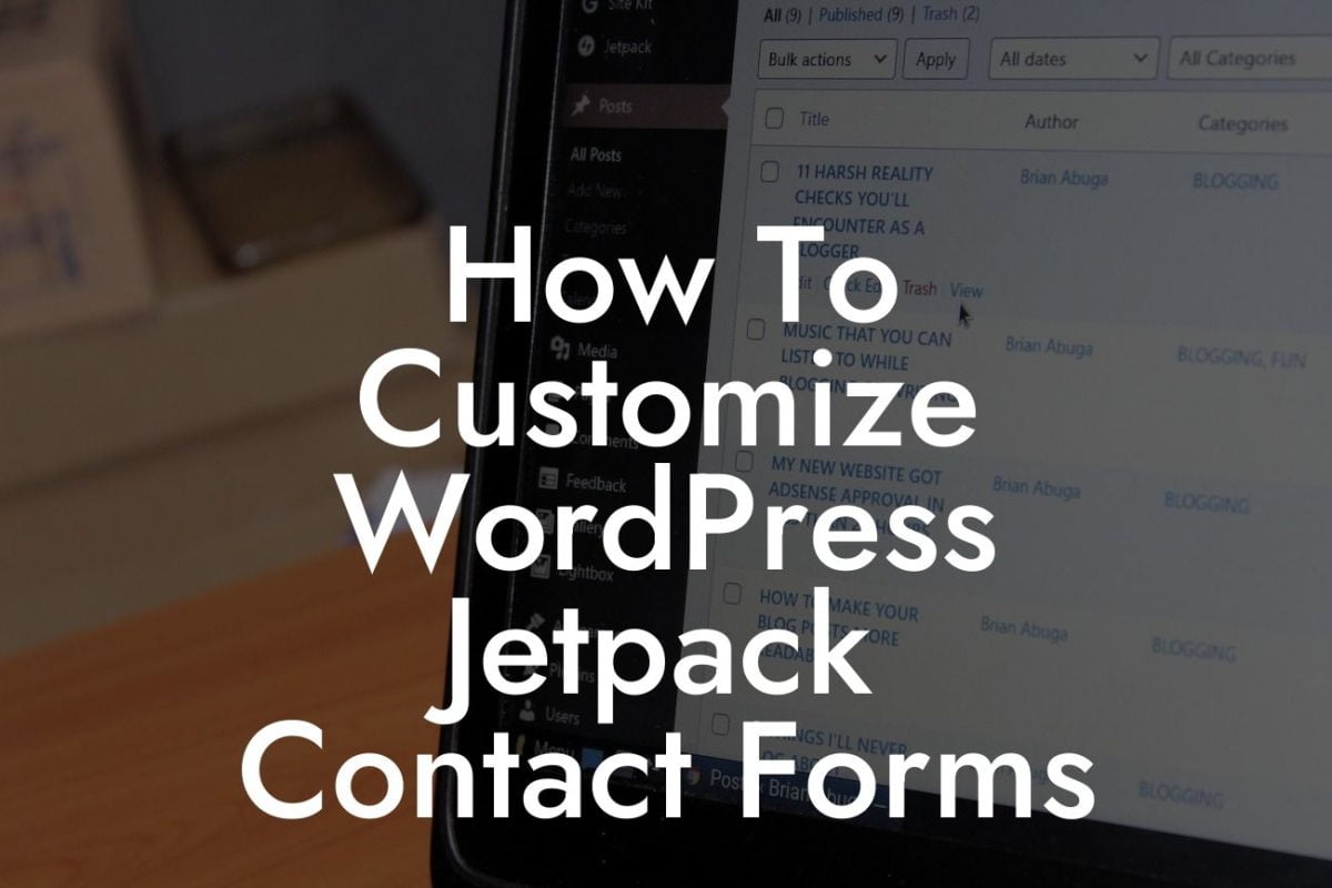 How To Customize WordPress Jetpack Contact Forms