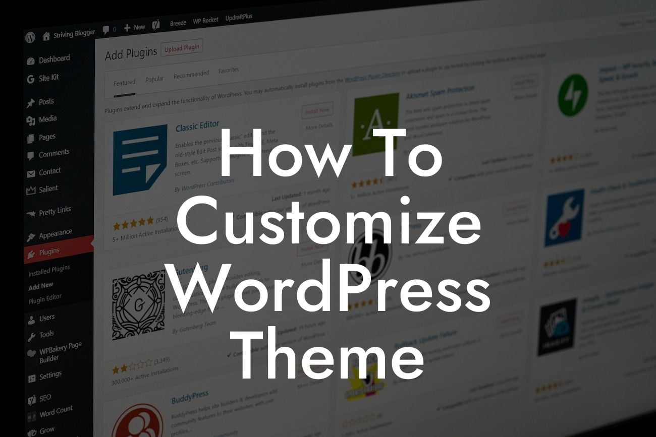 How To Customize WordPress Theme