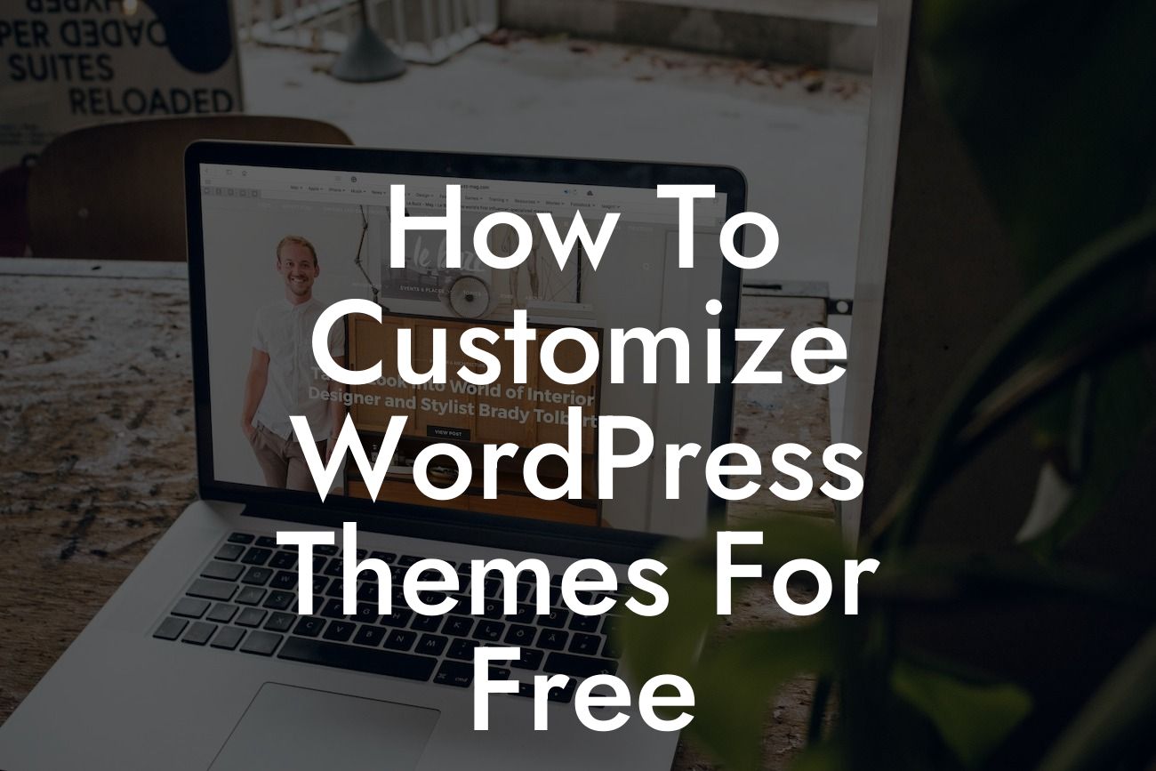 How To Customize WordPress Themes For Free