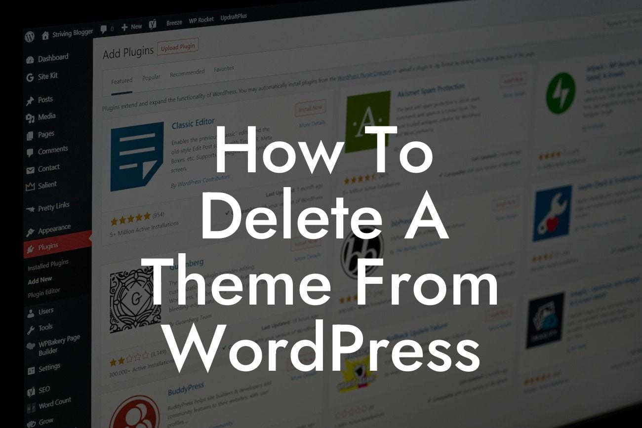 How To Delete A Theme From WordPress