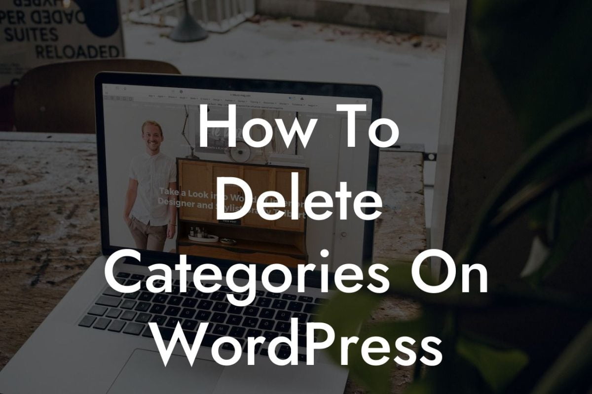 How To Delete Categories On WordPress
