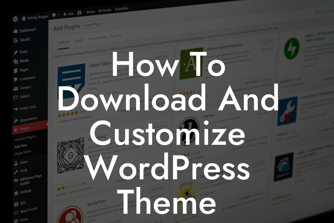 How To Download And Customize WordPress Theme