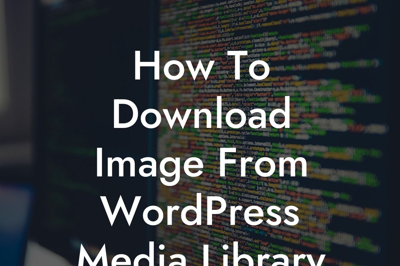 How To Download Image From WordPress Media Library