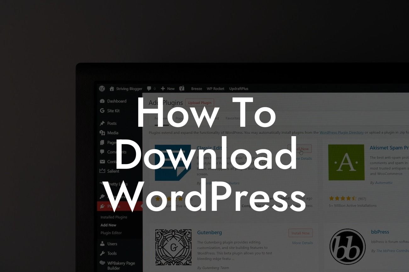 How To Download WordPress