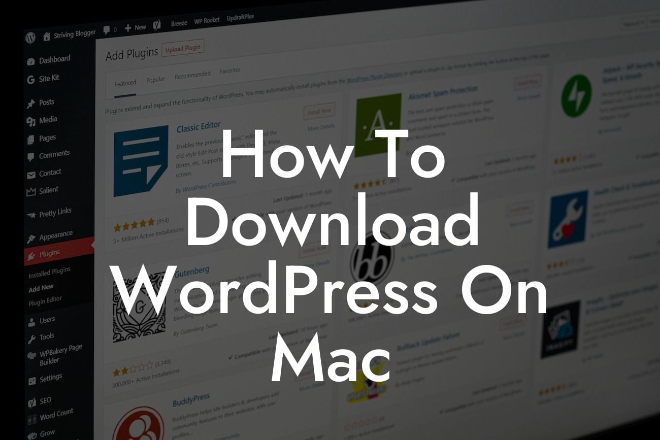 How To Download WordPress On Mac