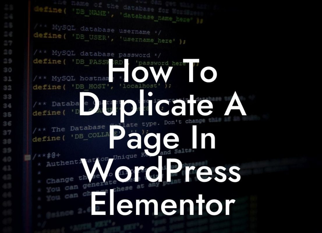 How To Duplicate A Page In WordPress Elementor