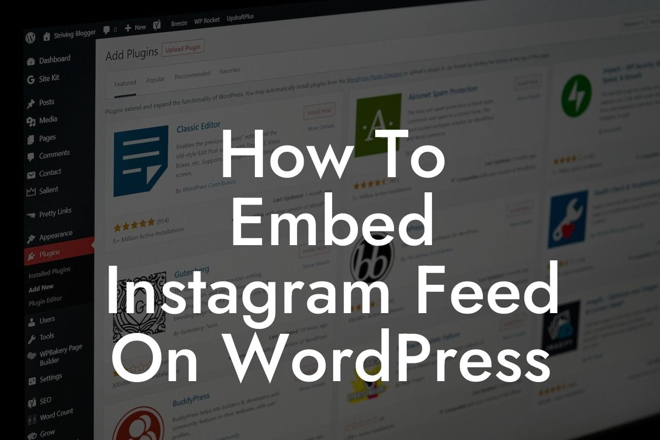 How To Embed Instagram Feed On WordPress