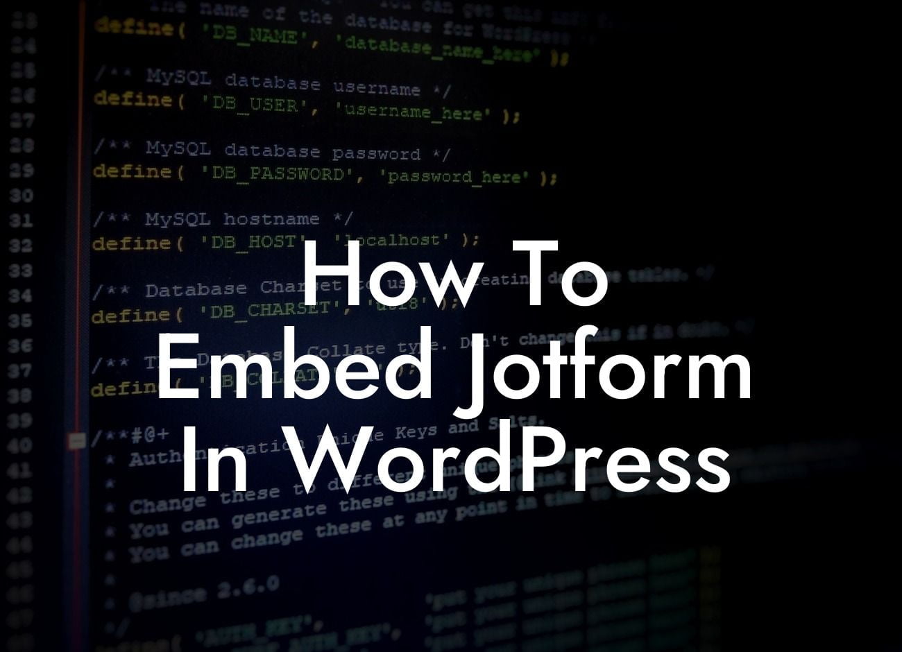 How To Embed Jotform In WordPress