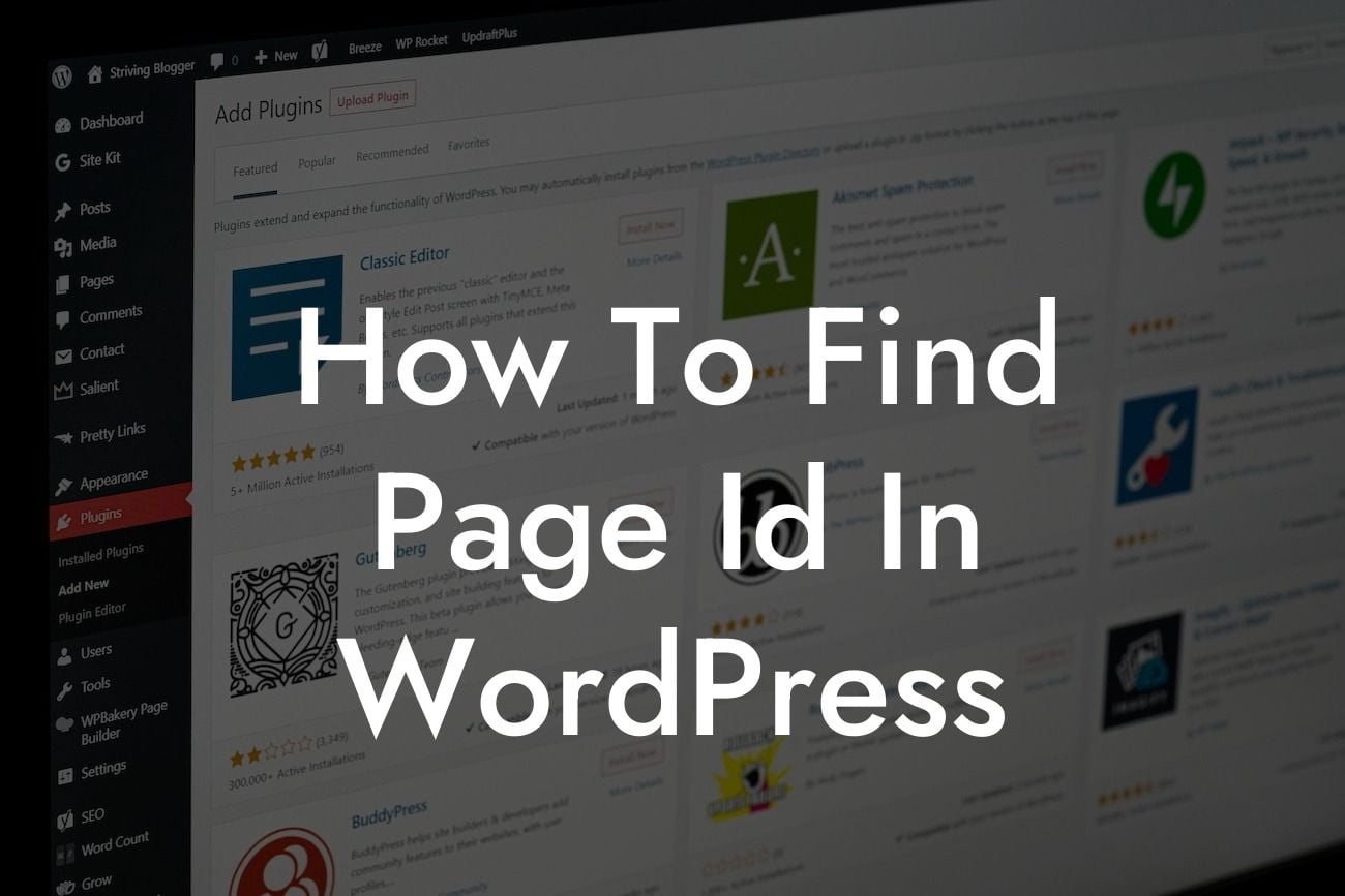 How To Find Page Id In WordPress