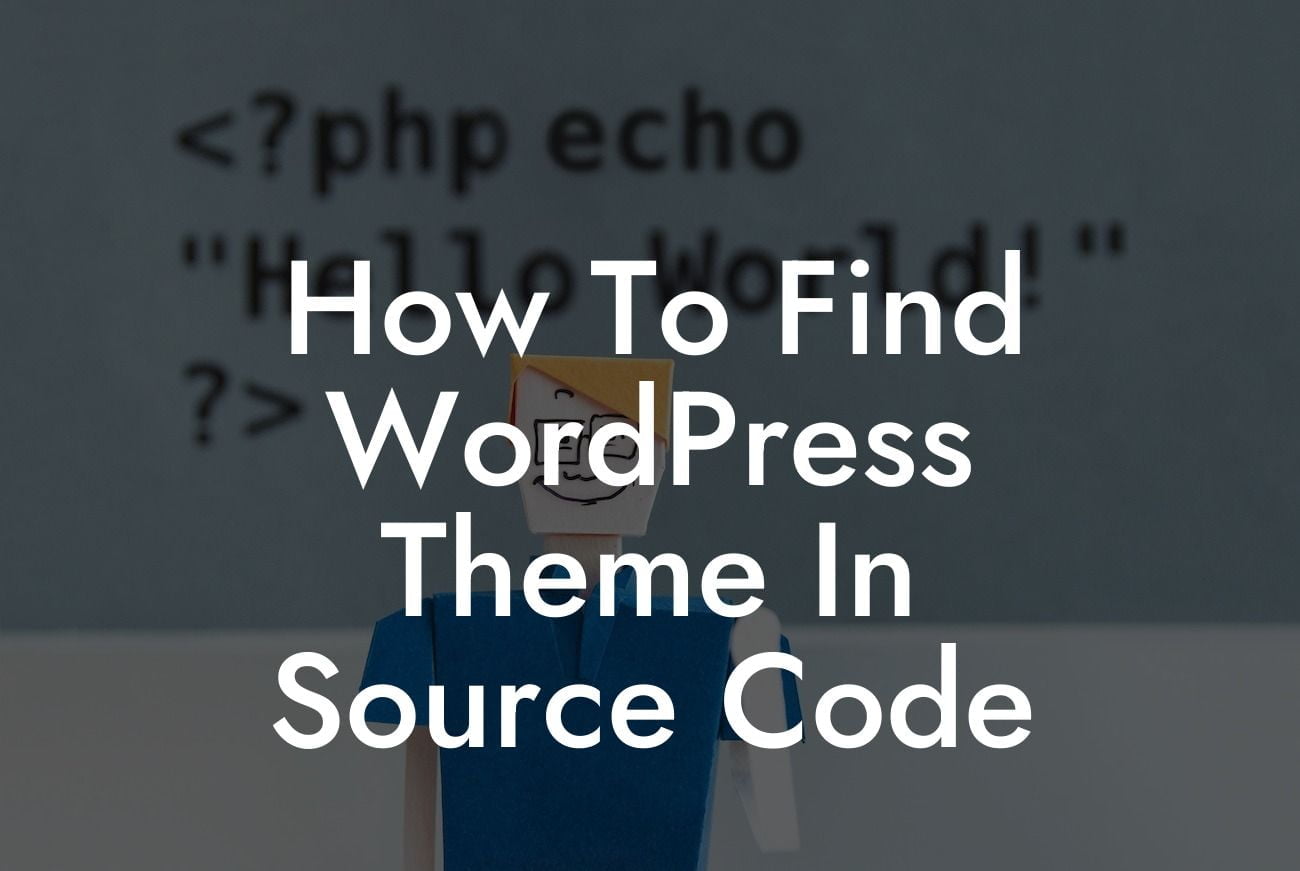 How To Find WordPress Theme In Source Code