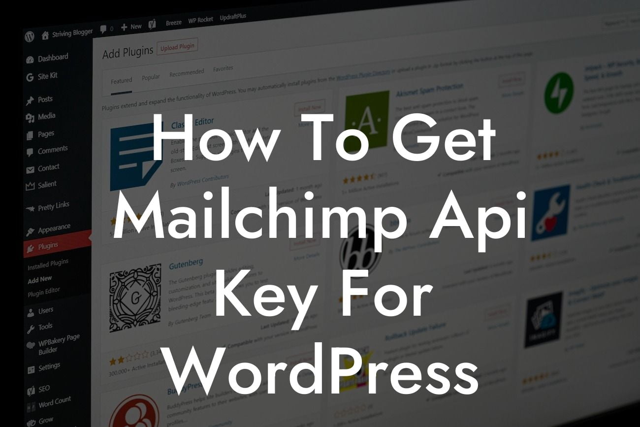 How To Get Mailchimp Api Key For WordPress