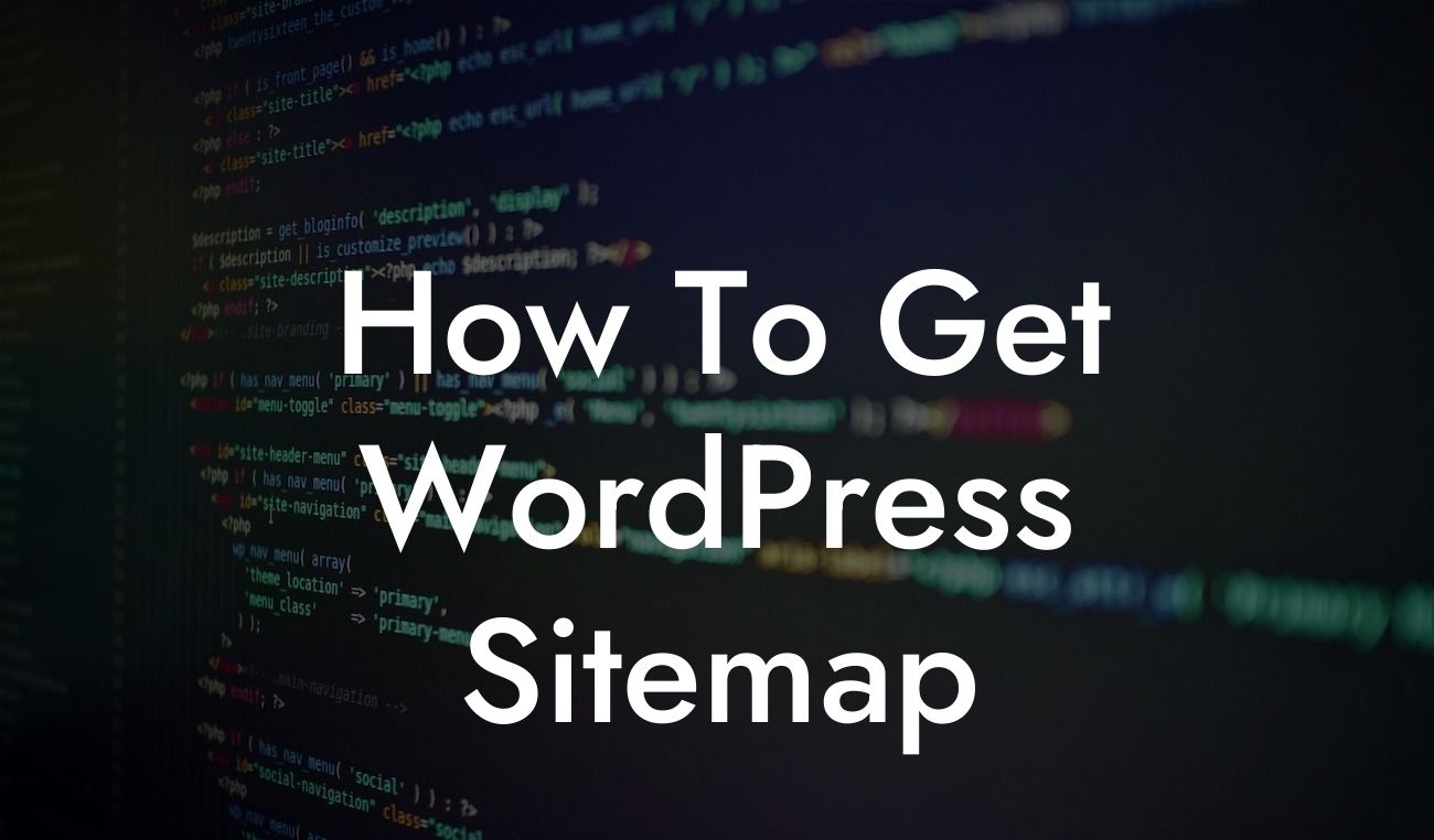 How To Get WordPress Sitemap