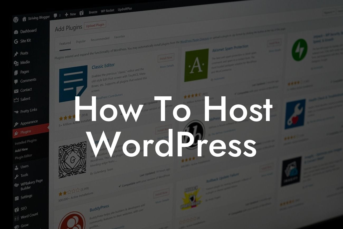 How To Host WordPress